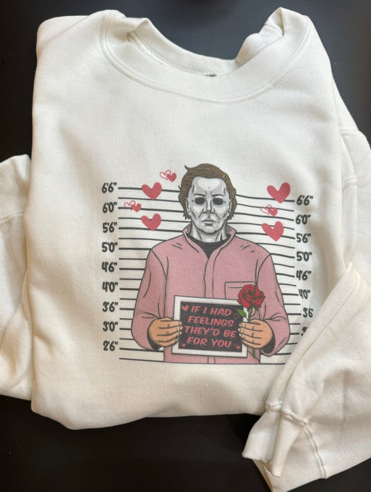 Michael Myers Valentine's Sweatshirt